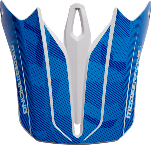 MOOSE OFFROAD F.I. MIPS® Visor Kit - Agroid Camo - Blue/White 0132-1578