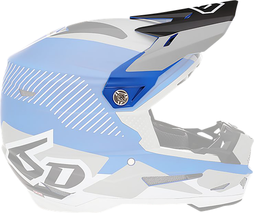 6D HELMETS ATR-2 Visor - Drive - Cyan 72-6096