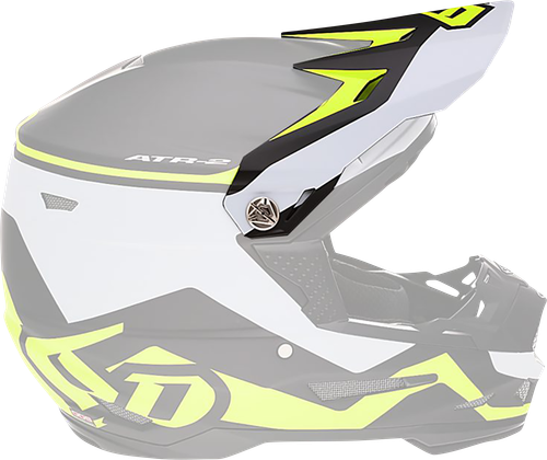 6D HELMETS ATR-2 Visor - Drive - Neon Yellow 72-6097