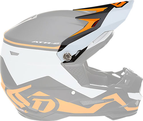 6D HELMETS ATR-2 Visor - Drive - Neon Orange 72-6098