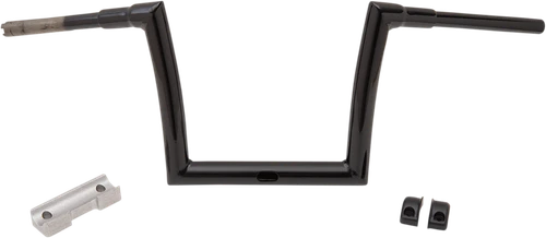 TODD'S CYCLE Handlebar - 1-1/2" Strip - 10" - Gloss Black - Touring 0601-5198