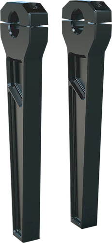 TODD'S CYCLE Risers - 1" Clamping - 10" Rise - Black TD-R11-10B