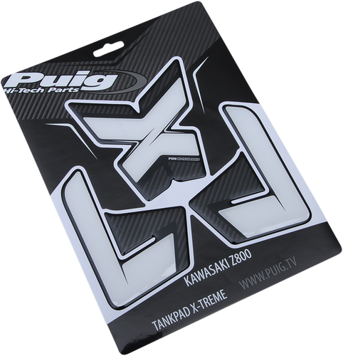 PUIG HI-TECH PARTS Tank Pad - Carbon - Kawasaki 8435C