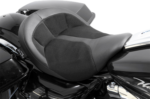 DANNY GRAY BigIST Solo Air Seat - Black Leather - FL '08-'23 FA-DGE-0280