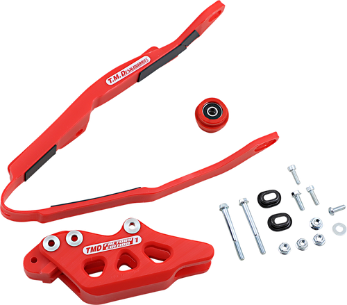 T.M. DESIGNWORKS Chain Guide/Slider - Honda - Red HCP-H03-RD
