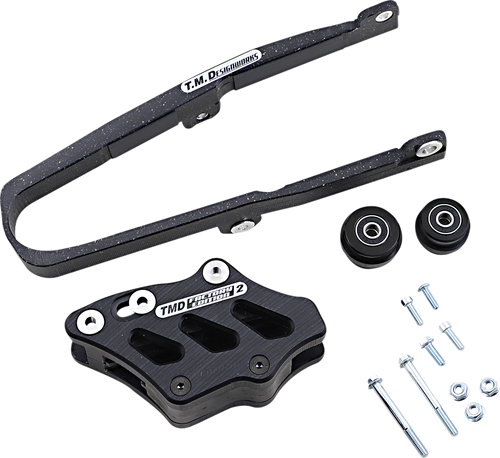 T.M. DESIGNWORKS Chain Guide/Slider - Black - Kawasaki KCP-K09-BK
