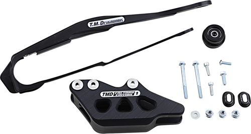 T.M. DESIGNWORKS Chain Guide/Slider - Honda - Black DCK-OR3-BK