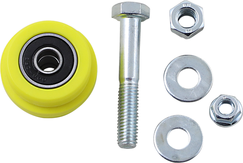 T.M. DESIGNWORKS Chain Roller - Yellow - Suzuki PLR-215-YL