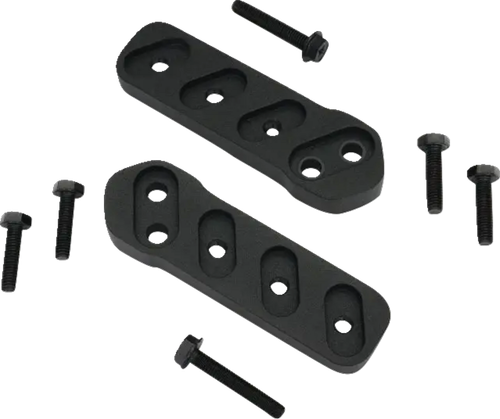SHOW CHROME Floorboard Relocators - Passenger - Black - Spyder 41-425