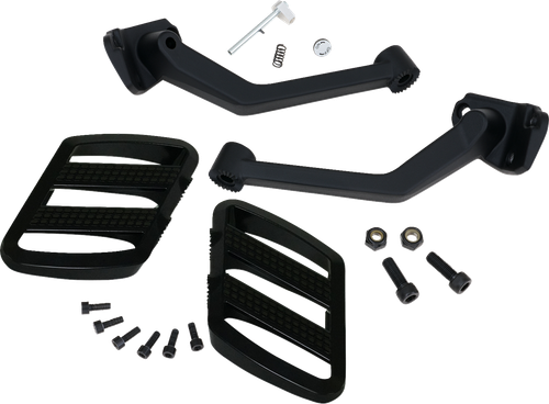 SHOW CHROME Combat Boards - Passenger - Stealth Black - Ryker '19-'24 41-428BK
