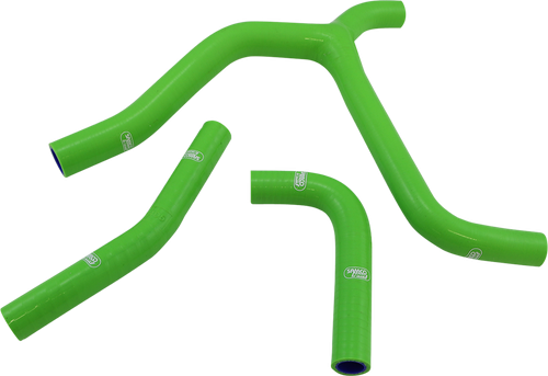 MOOSE OFFROAD Race Fit Radiator Hose Kit - Green - Kawasaki KAW-99-GN