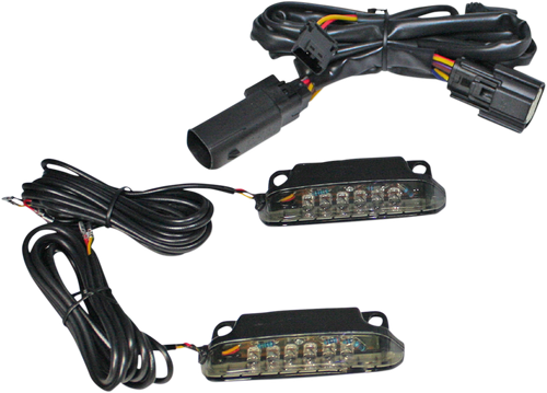 CUSTOM DYNAMICS Luggage Rack Light Bar - Smoke CD-LR-10-S