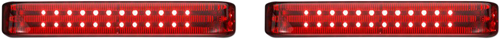 CUSTOM DYNAMICS Saddlebag LED Lights - Sequential - Black/Red PB-SBSEQ-SS8-BR