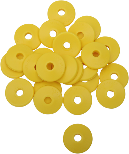 FAST-TRAC Air Lite™ Backer Plates - Yellow - Round - 24 Pack 215RY-24