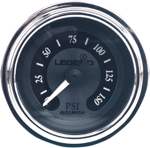 LEGEND SUSPENSION Fairing Mounted LED Backlit PSI Gauges - Titanium 2212-0493