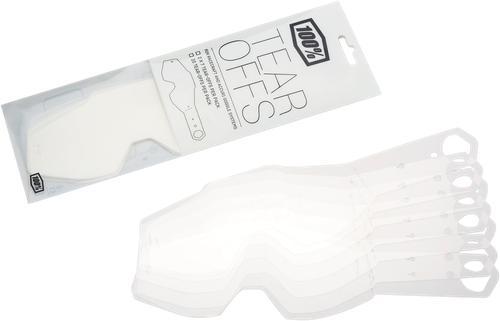 100% Accuri/Racecraft/Strata Tear-Offs - Laminated - (2) 7 Pack 59013-00001