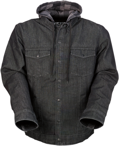 Z1R Timber Denim Shirt - Black/Gray - 2XL 2840-0078