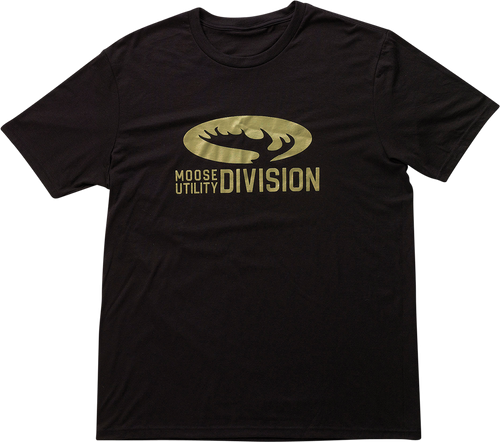 MOOSE OFFROAD MUD Antler T-Shirt - Black - Medium 3030-21343