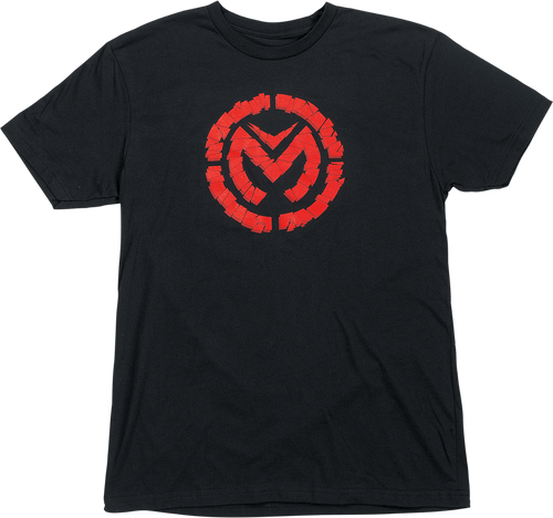 MOOSE OFFROAD Fractured T-Shirt - Black/Red - Medium 3030-22759
