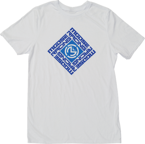 MOOSE OFFROAD Youth Spin Sync T-Shirt - White - Small 3032-3809