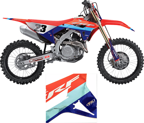 FACTORY EFFEX Candy Chrome Series Trim Graphics Kit - Honda - CRF '21-'24 27-51306