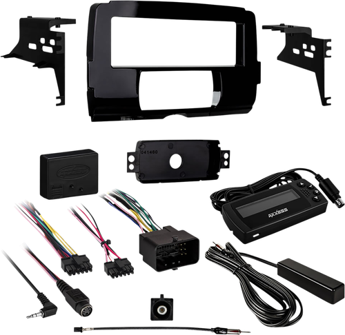 SADDLE TRAMP Radio Install Kit - Single DIN - '14-'22 FLHT/FLHX/FLTR 99-9714WR