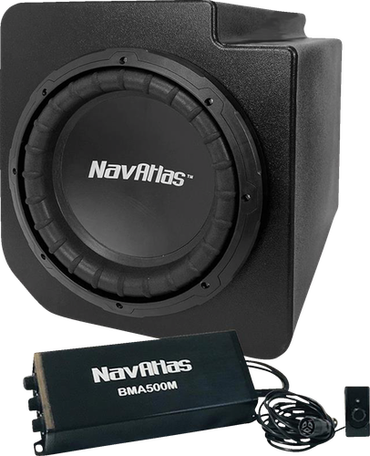 NAVATLAS Under Seat Subwoofer Kit - 10" - '22-'23 Polaris Ranger NRAN10BPK