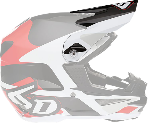6D HELMETS ATR-1 Visor - Apex - Red 72-3730