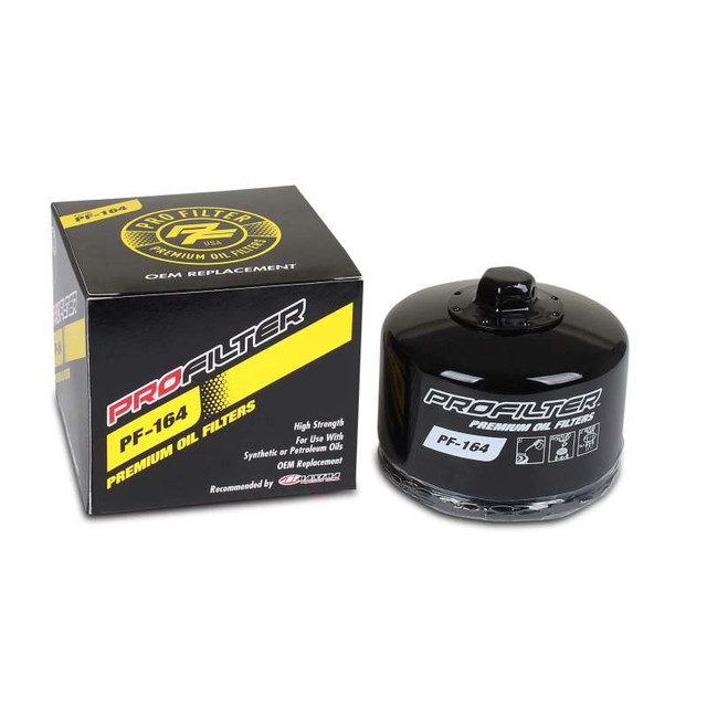 ProFilter BMW/Kymco Spin-On Black Performance Oil Filter - Part PF-164-1
