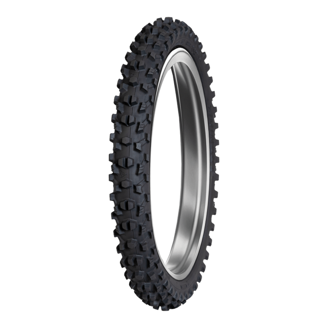 Dunlop Geomax MX34 front dirt bike tire 80 100 21 51M tube type intermediate track CRF250R YZ450F KX250 part 45273505 Mad Lads Moto