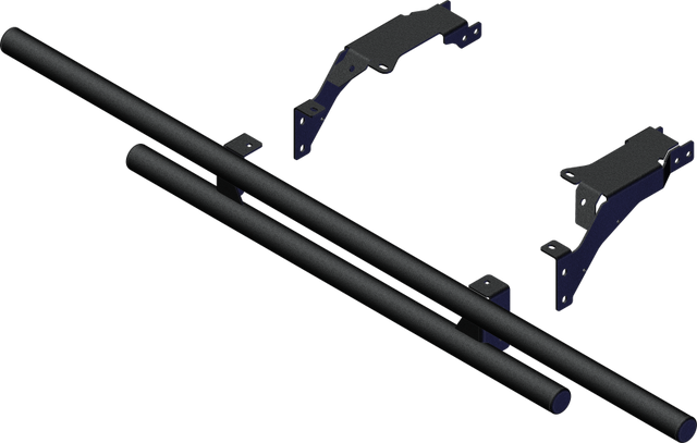 KFI Polaris Ranger XP 1000/Crew Double Tube Rear Bumper – Durable Powder Coated Steel Protection