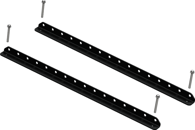 KFI 05-14 Polaris Ranger 700-800 / XP and Bobcat 3200-3400 Cargo Rail - Durable Steel Bed Accessory