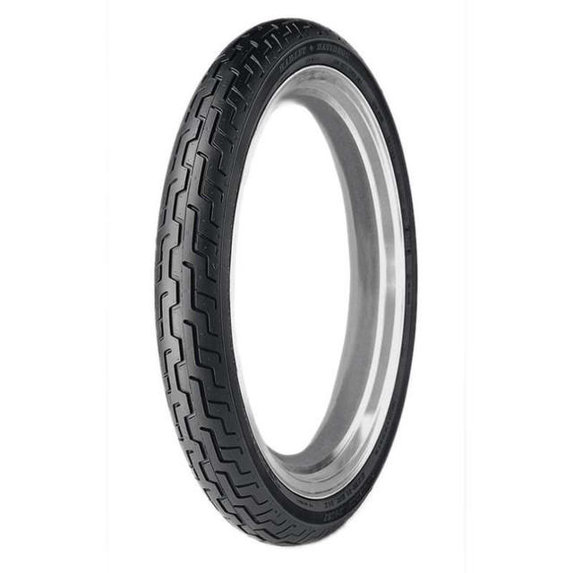Dunlop D402 front motorcycle tire MT90B16 72H tubeless blackwall Harley Electra Glide Road King 45006403 Mad Lads Moto