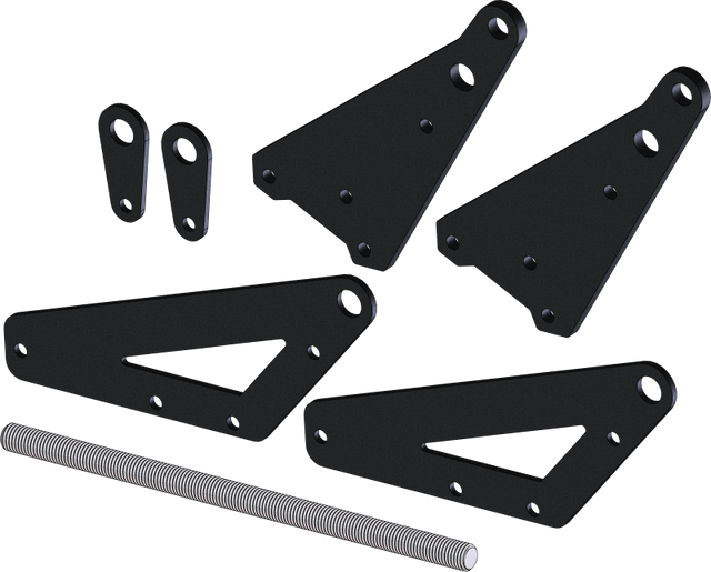 KFI Pro 2.0 Push Tube +6 in. Leveling Kit for UTVs - Part #106326