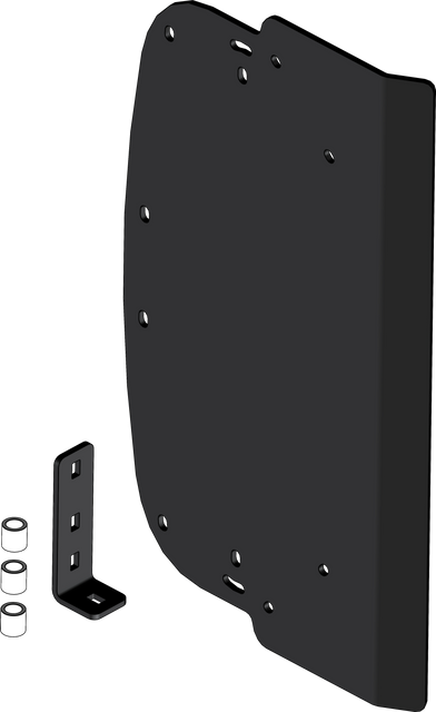 KFI Poly Plow Side Shield Part #106120 – Durable Steel Snow and Dirt Overflow Protection for KFI Pro-Poly Plow Blades