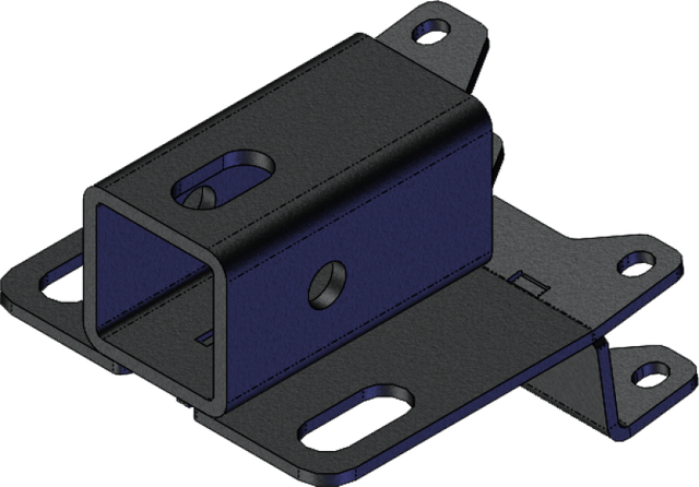 KFI 02+ Honda TRX520 Recon 2-Inch Receiver Hitch Rear - Durable Steel Towing Solution