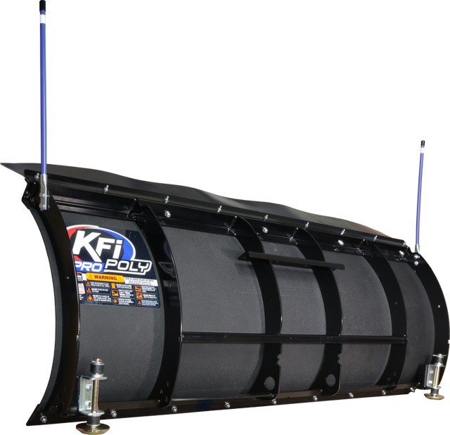 KFI UTV Pro Poly Straight Blade 66 in. with Snow Flap and Dual Curvature Design