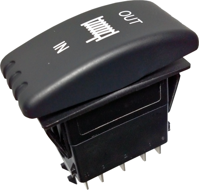 KFI UTV Dash Rocker Switch Kit UTV-DRS-K for Powersports Vehicles with 10 ft. Wiring Harness