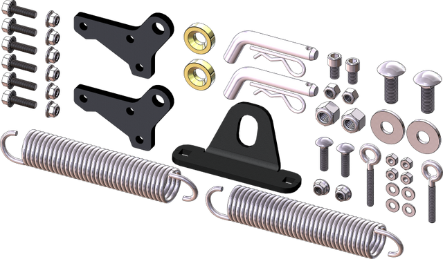 KFI Replacement UTV Pro 2.0 Push Tube Parts Kit - Part Number 106315-R