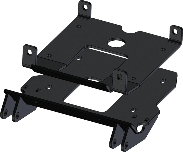 KFI 20+ Polaris RZR XP Pro and 4 UTV Plow Mount - Durable Powder-Coated Metal Construction