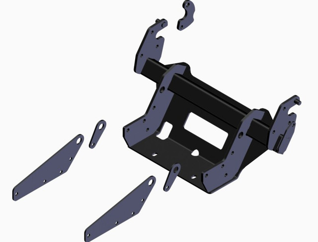 KFI 2024 Polaris Ranger XD 1500 / Crew 2.0 Swift-Latch Tall Square Tube Mount