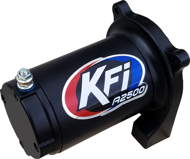KFI Replacement Motor for 2500 lbs Winches – Black Power Motor with Stickers