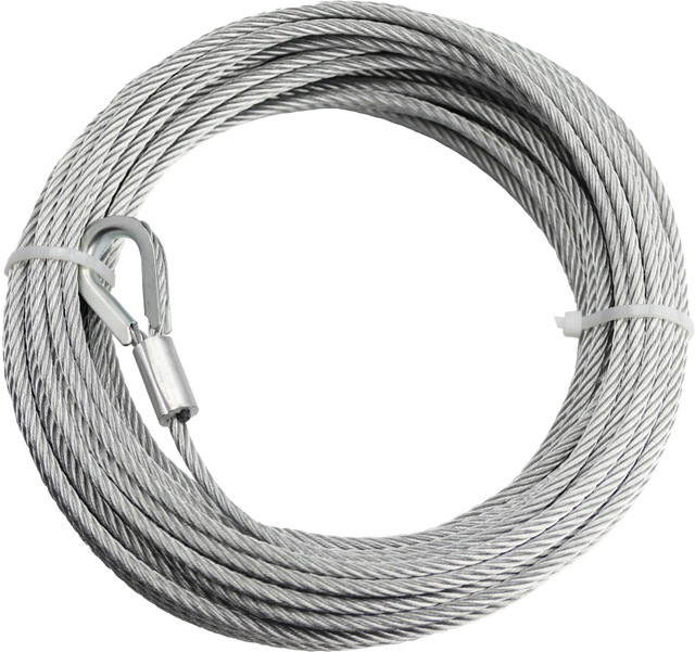 KFI 2K Winch Cable 5/32 inch x 49 feet for Standard Winches under 2000 lbs