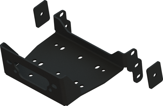 KFI 14+ Yamaha Viking and Wolverine Winch Mount - Durable Steel Powder-Coated Off-Road Accessory