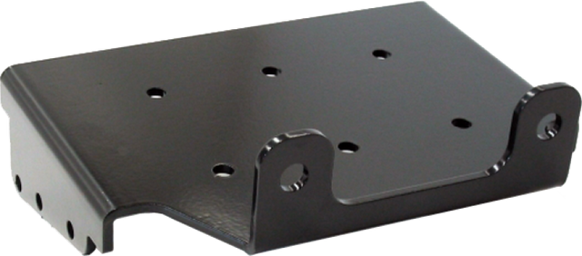 KFI 02-07 Suzuki Eiger 400 / Vinson 500 Winch Mount - Heavy Duty Steel, Powder Coated Black