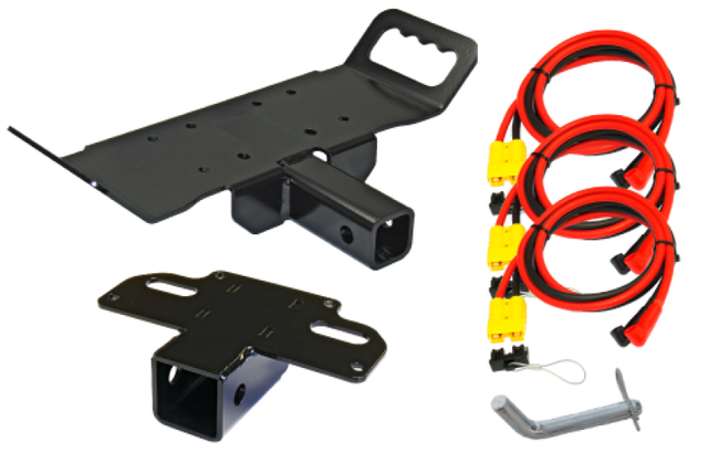 KFI Yamaha Rhino 450-700 Winch Multi Mount Kit with Receiver Mounts and Wiring Harnesses