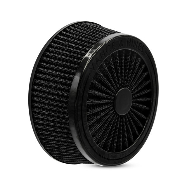 Vance & Hines Black VO2 Filter D165Fl for Powersports Vehicles