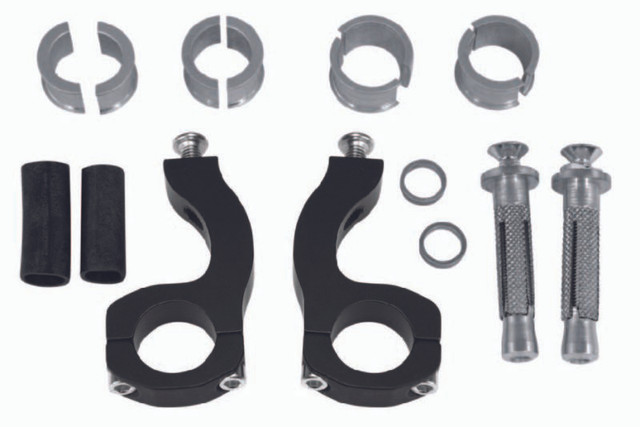 Acerbis X-Strong Mount Kit Universal Handguard - Black, Part Number 2142010001