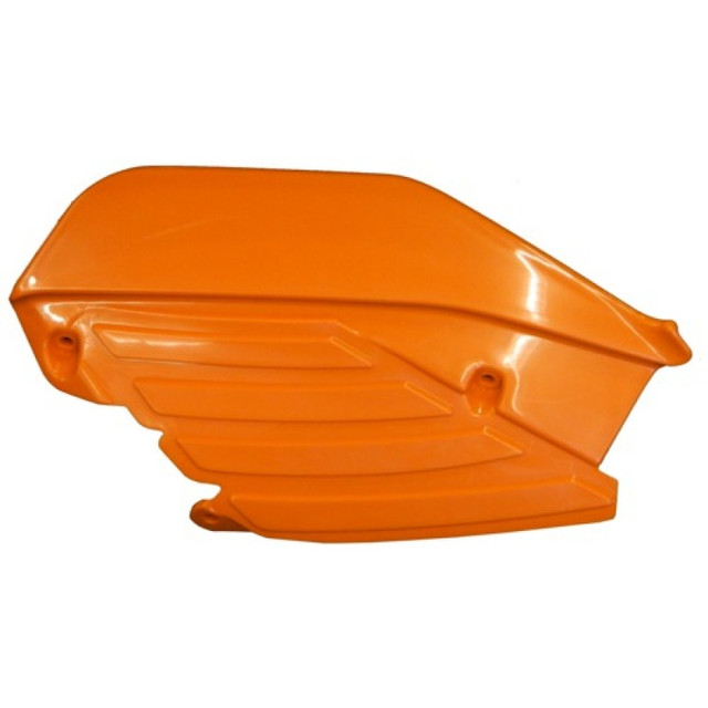 Acerbis X-Force Orange Handguard with Spoiler for Powersports Protection