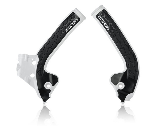 Acerbis 18+ KTM SX 85 / Husqvarna TC85 / GasGas MC85 Frame Guards - X-Grip White/Black